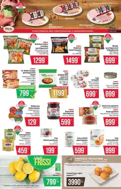 COOP Akciós újság - amely érvényes a következő dátumtól: 06.11.2025 | Oldal: 3 | Termékek: Őszibarack, Paradicsom, Chilis bab, Hagymakarika