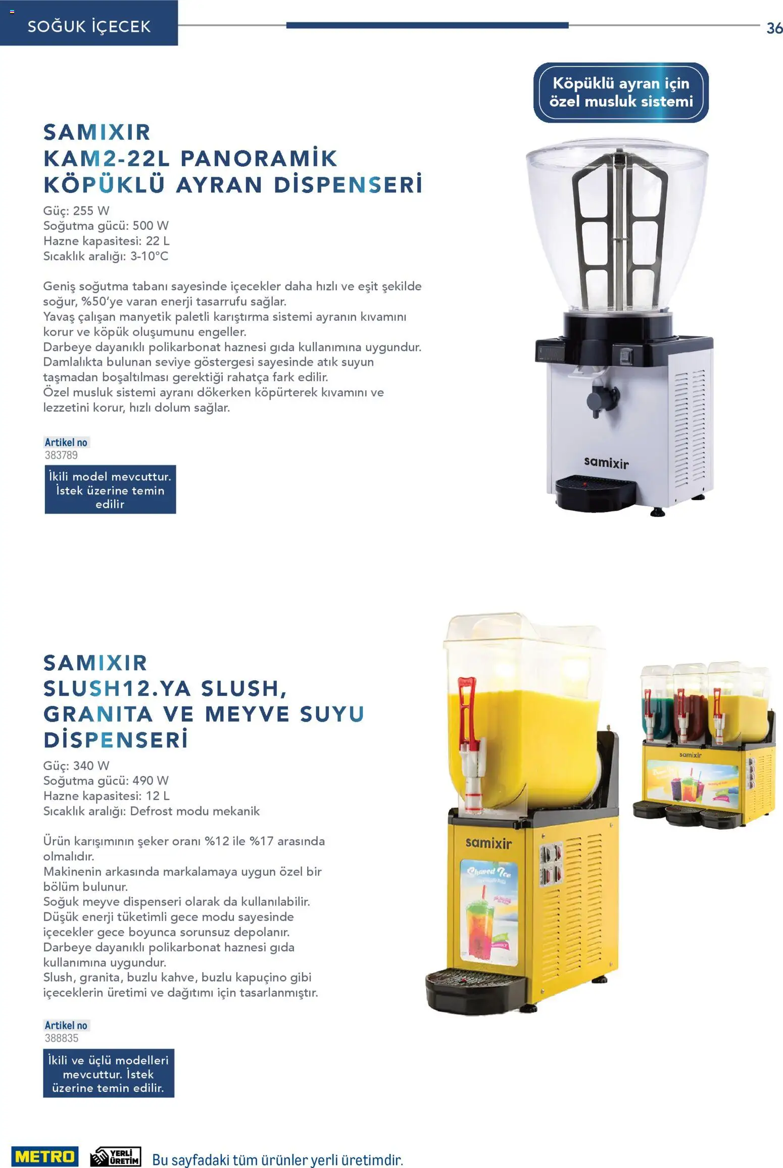 Metro - Profesyonel Çözümler - 26.12.2025 tarihinden itibaren geçerlidir | Sayfa: 36 | Ürünler: Meyve suyu, Şeker, Meyve