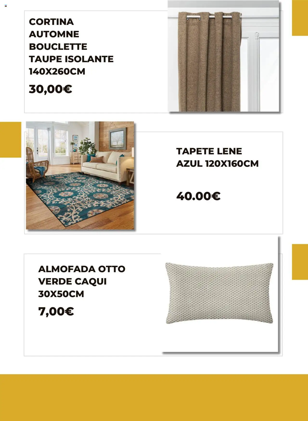 Hôma Catálogo │ válido de 11.08.2025 | Página: 2 | Produtos: Almofada, Tapete, Cortina