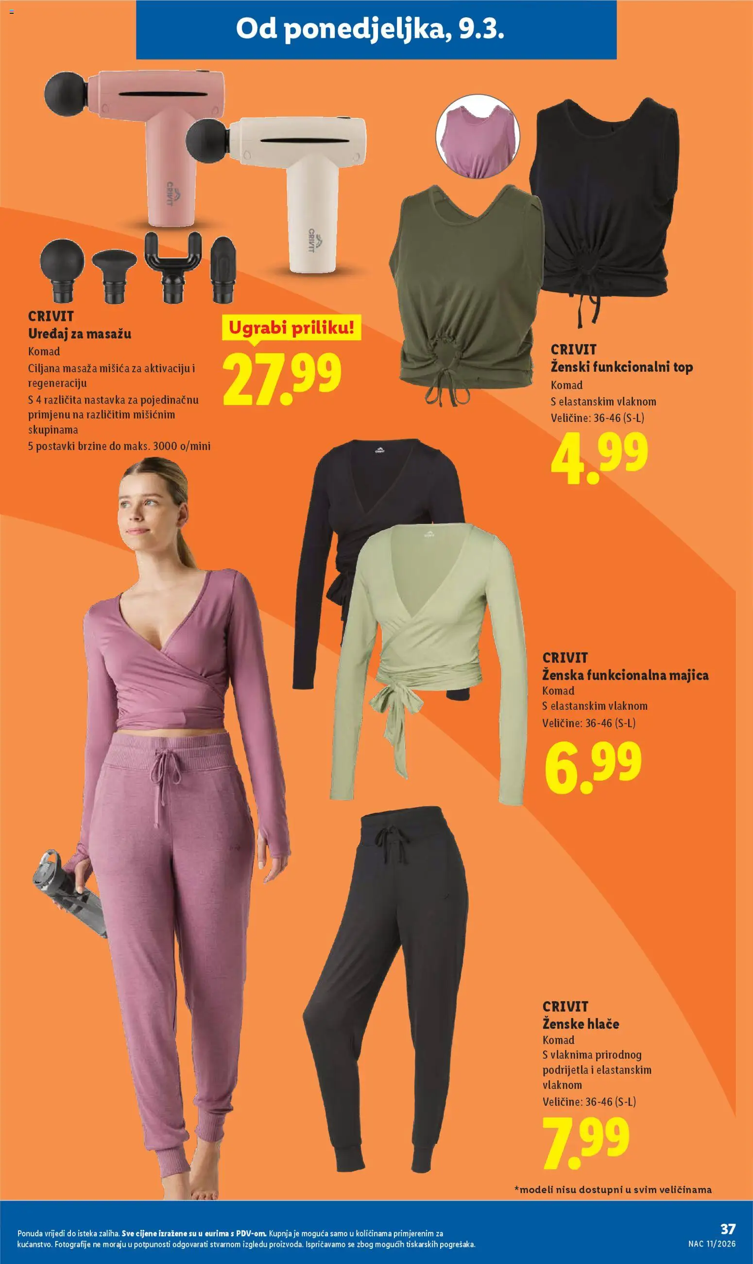 Lidl katalog | vrijedi od 09.03.2026 | Stranica: 37 | Proizvodi: Majica, Hlače