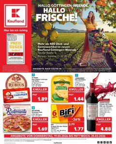 Kaufland Prospekt Göttingen	 ab 19.03.2026 gültig