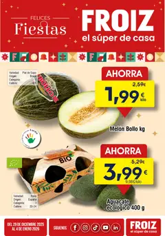 Vista previa Froiz Oferta semanal válido desde el 29.12.2025