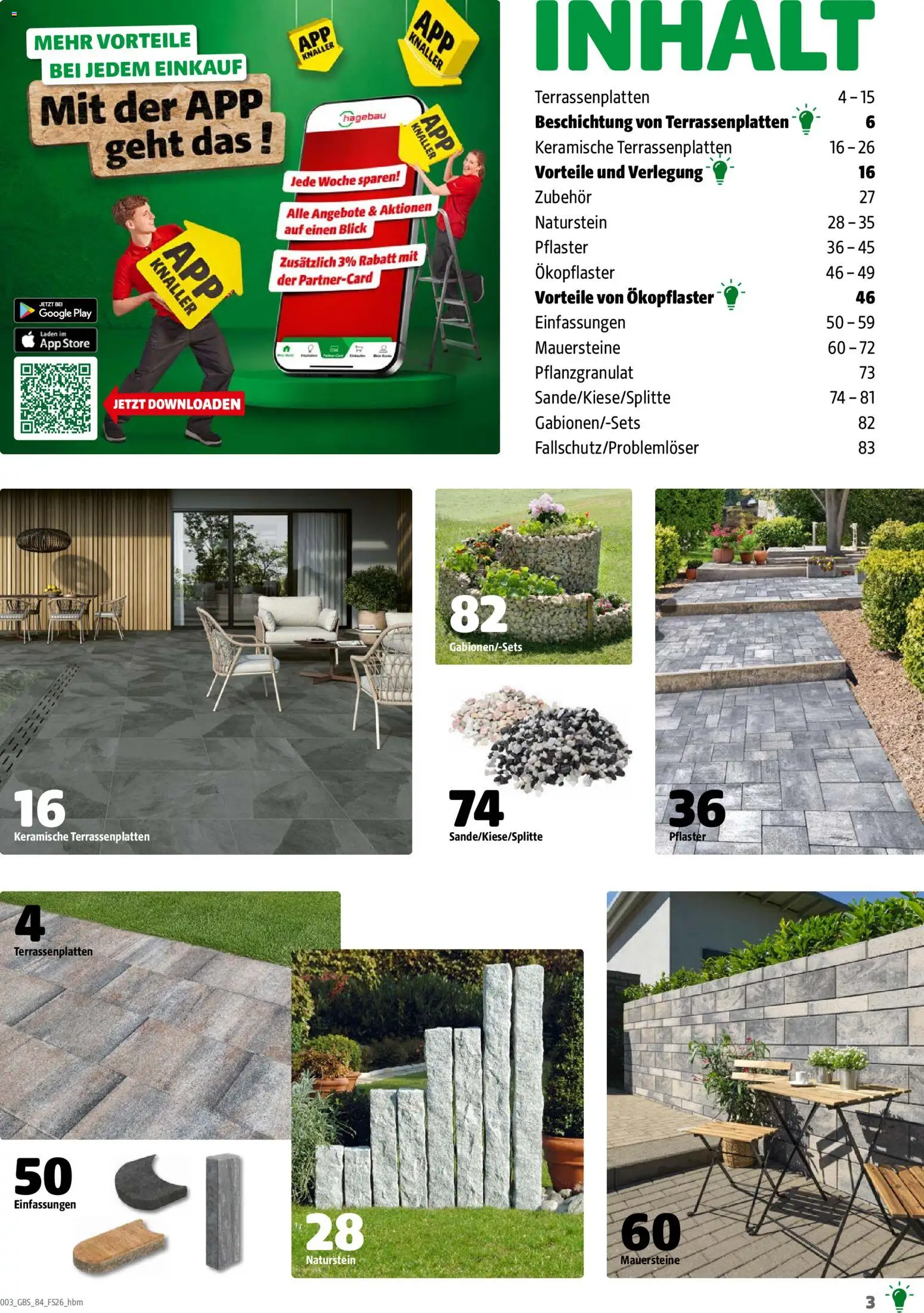 Hagebau Gartenbaustoffsortiment – gültig ab 02.03.2026 | Seite: 3