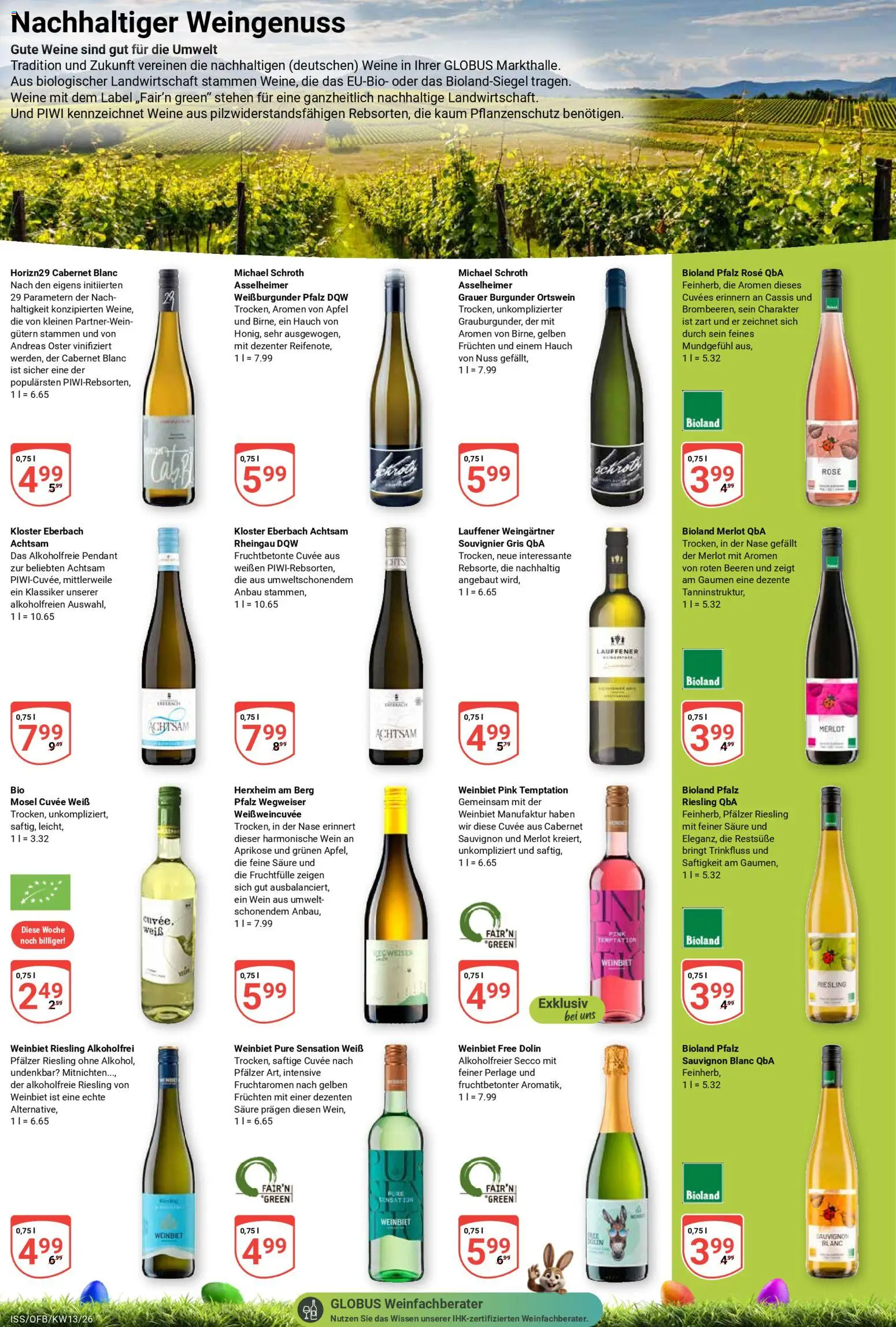 Globus Prospekt 	 – gültig ab 23.03.2026 | Seite: 19 | Produkte: Merlot, Äpfel, Wein
