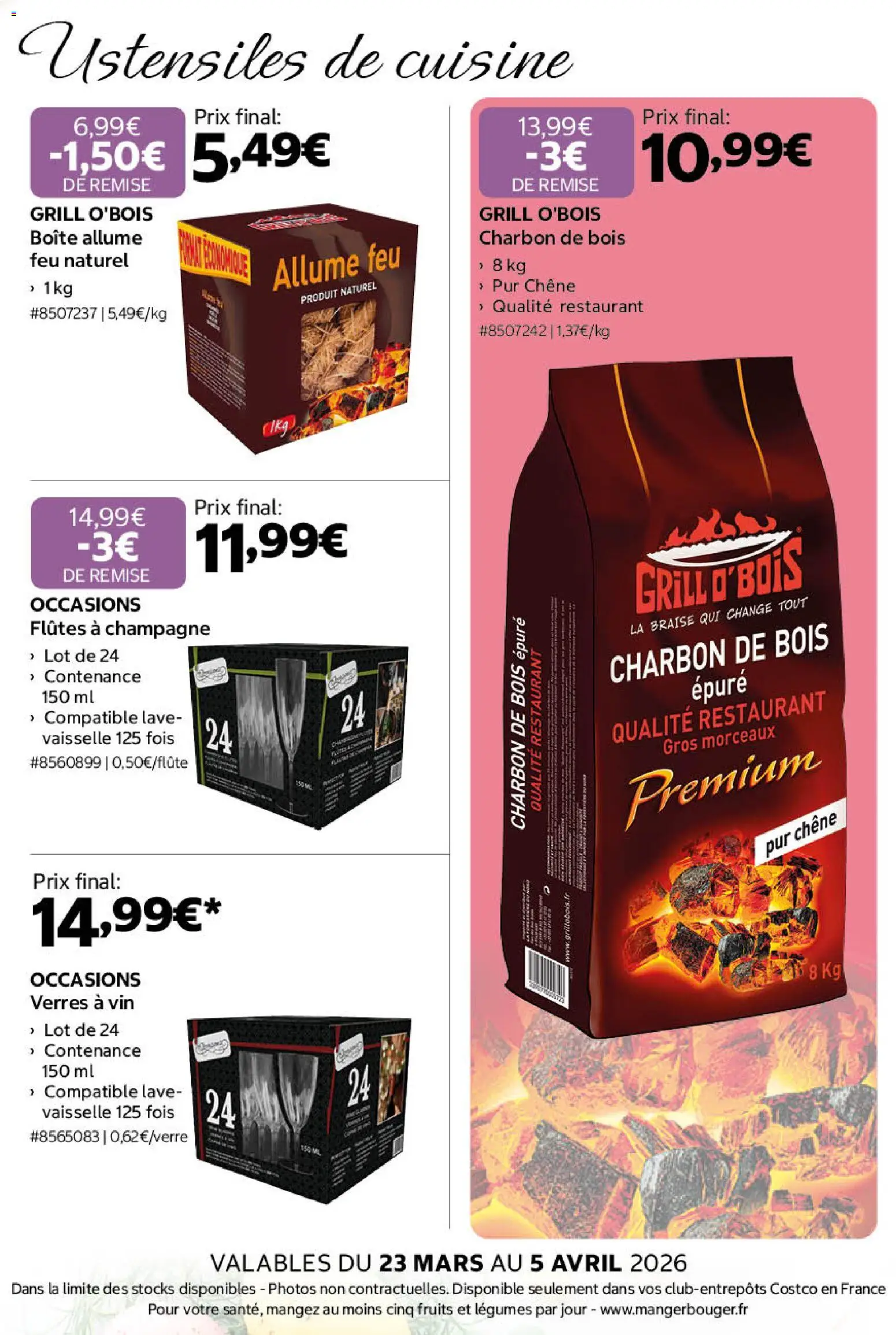 {H1} | Page: 15 | Produits: Allume feu, Charbon De Bois, Grill, Champagne