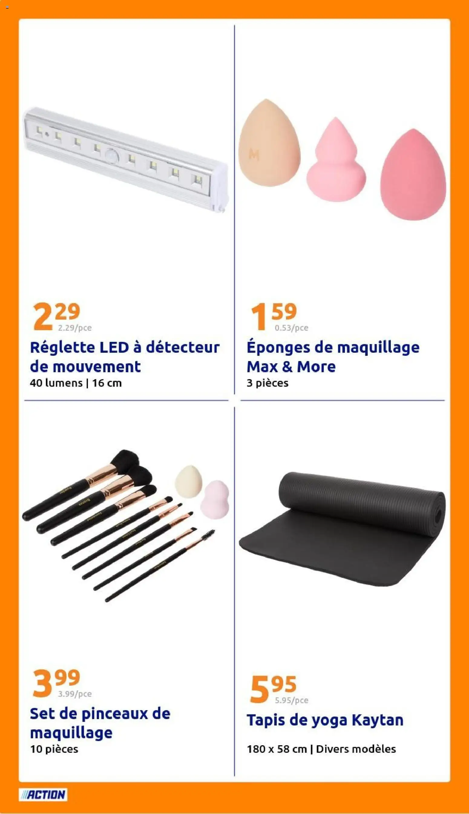 {H1} | Page: 18 | Produits: Tapis de yoga, Maquillage, Tapis