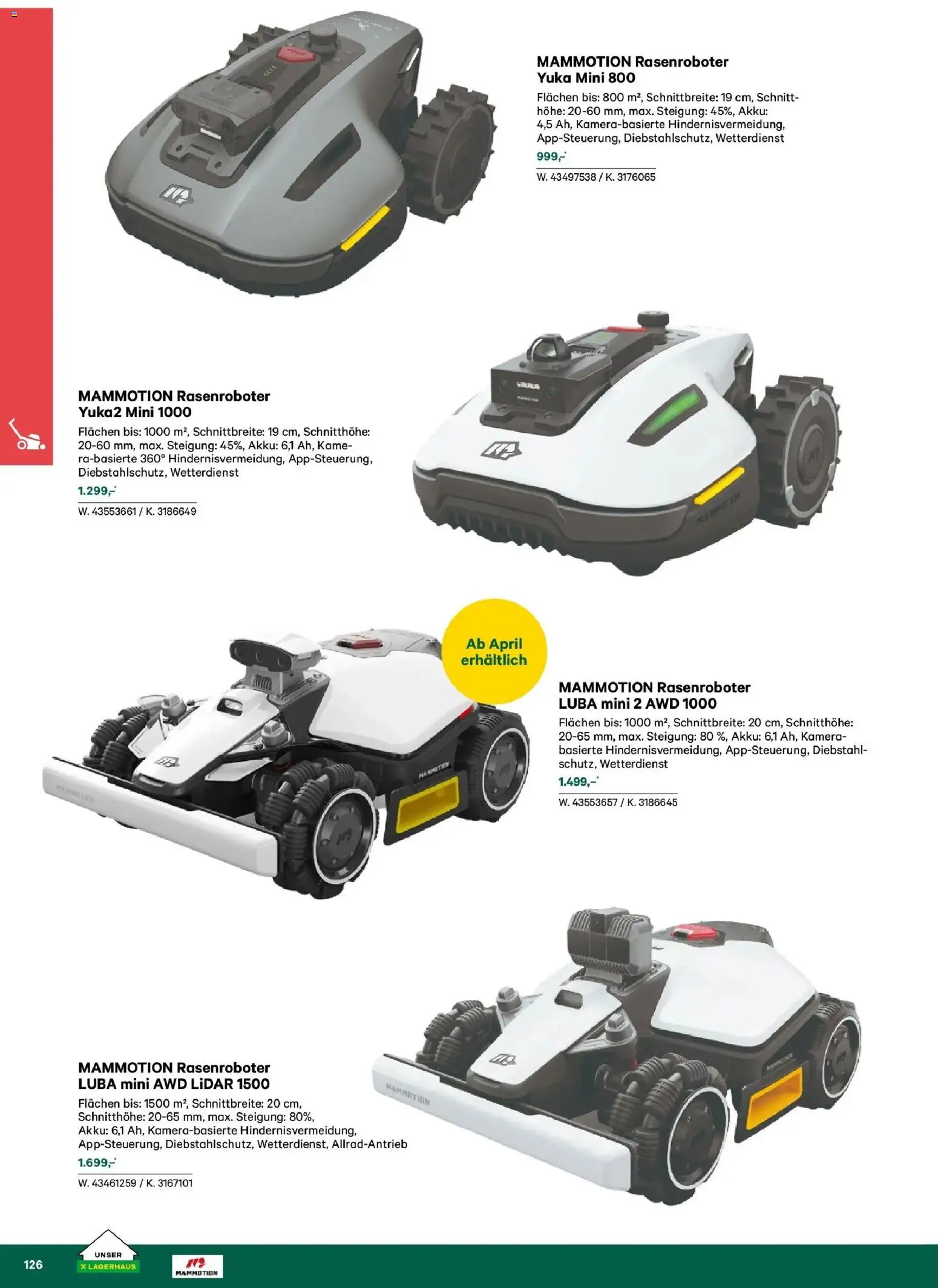 Lagerhaus Garten & Freizeit Katalog 2026 - Schweiggers, Bad Aussee  gültig ab 01.03.2026 | Seite: 126 | Produkte: Kamera