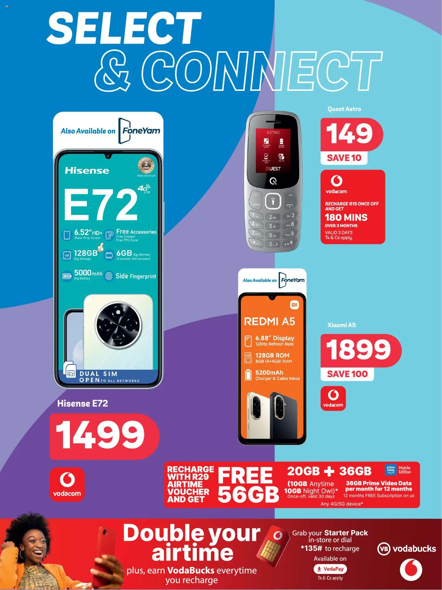 New PEP Stores catalogue – valid from 24.04.2026 | Page: 2 | Products: Data, Sim, Charger, Water