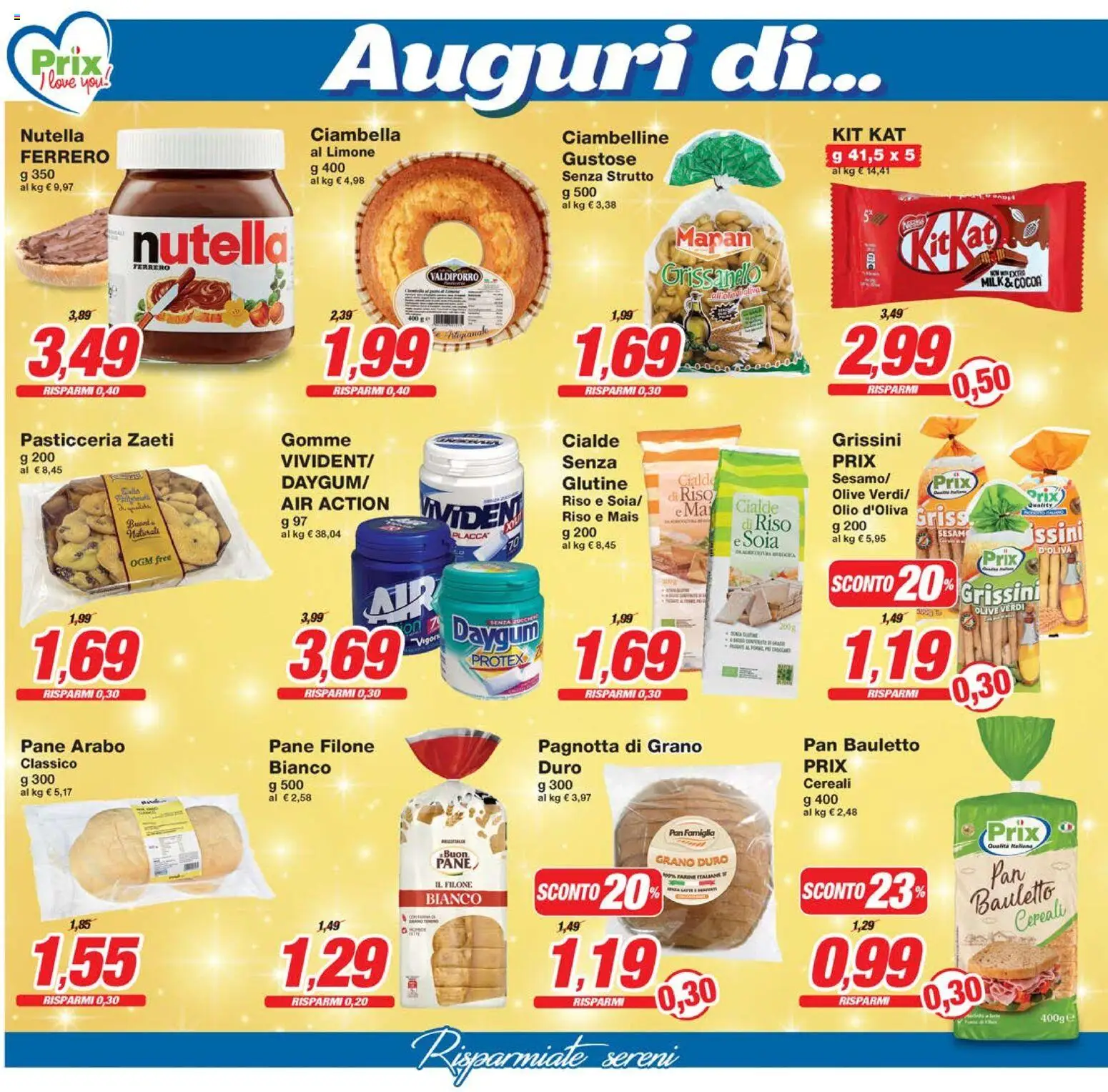 Volantino Prix del 29.12.2025 | Pagina: 10 | Prodotti: Limone, Olio, Olive, Nutella