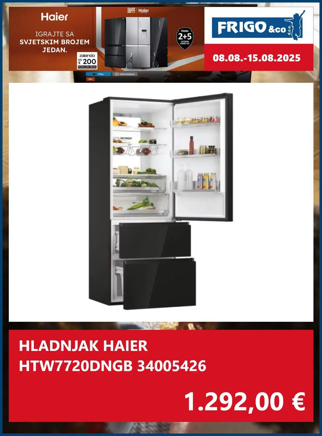 FRIGO & Co. katalog | vrijedi od 08.08.2025 | Stranica: 2 | Proizvodi: Hladnjak