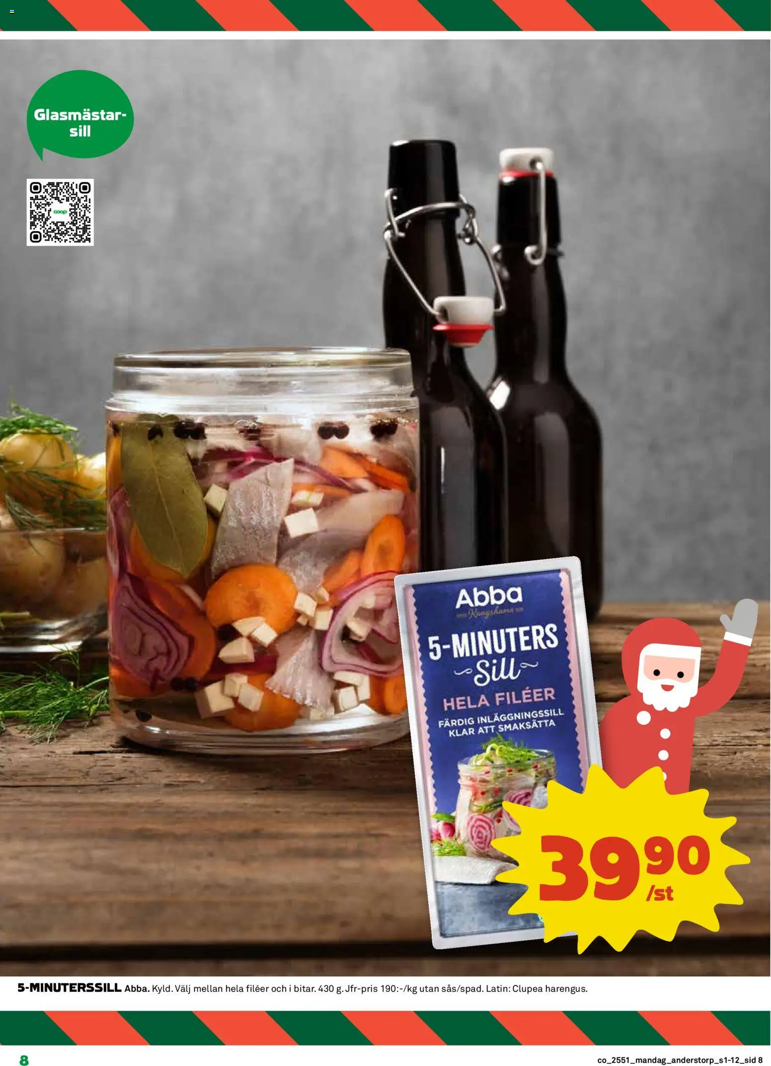 Coop reklamblad aktuell från 15.12.2025 | Sida: 8 | Produkter: Sill