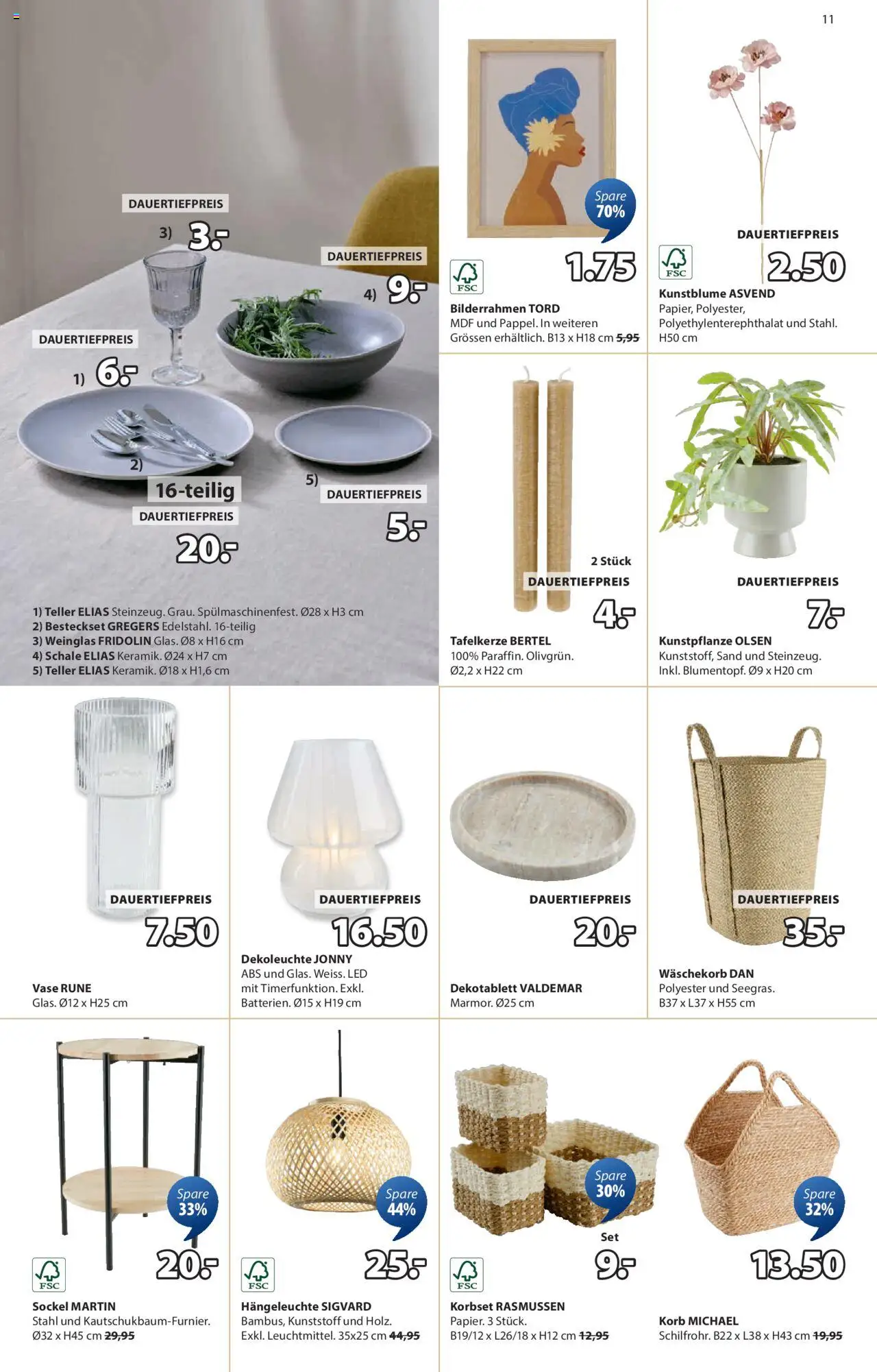 JYSK Aktionen ab 05.08.2025 | Seite: 12 | Produkte: Korb, Vase