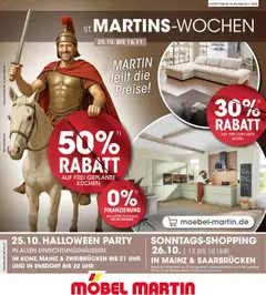 Möbel Martin St. Martins-Wochen ab 20.10.2025 gültig