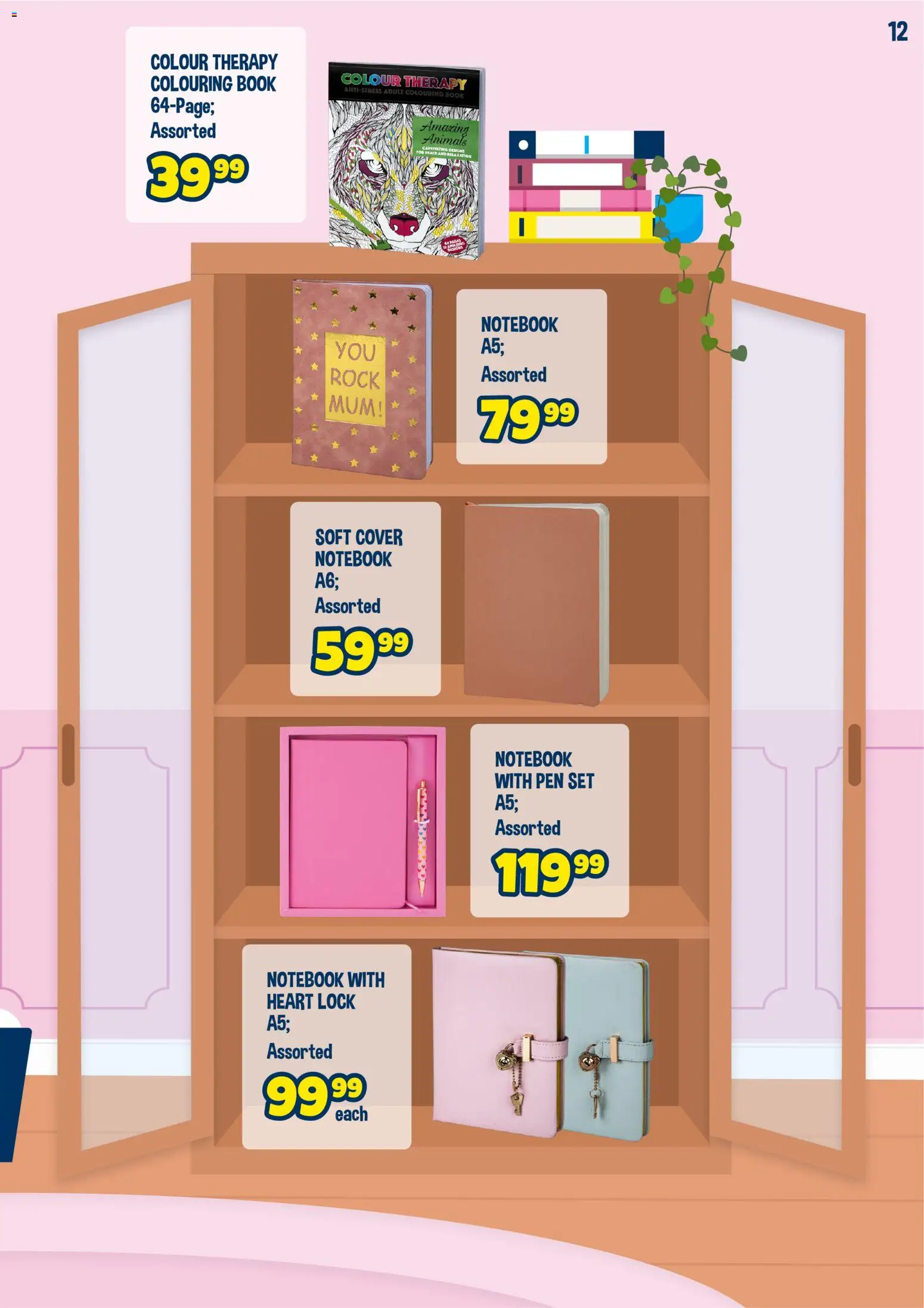 New Crazy Store catalogue – valid from 23.04.2026 | Page: 13 | Products: Cover, Notebook, Lock, Pen