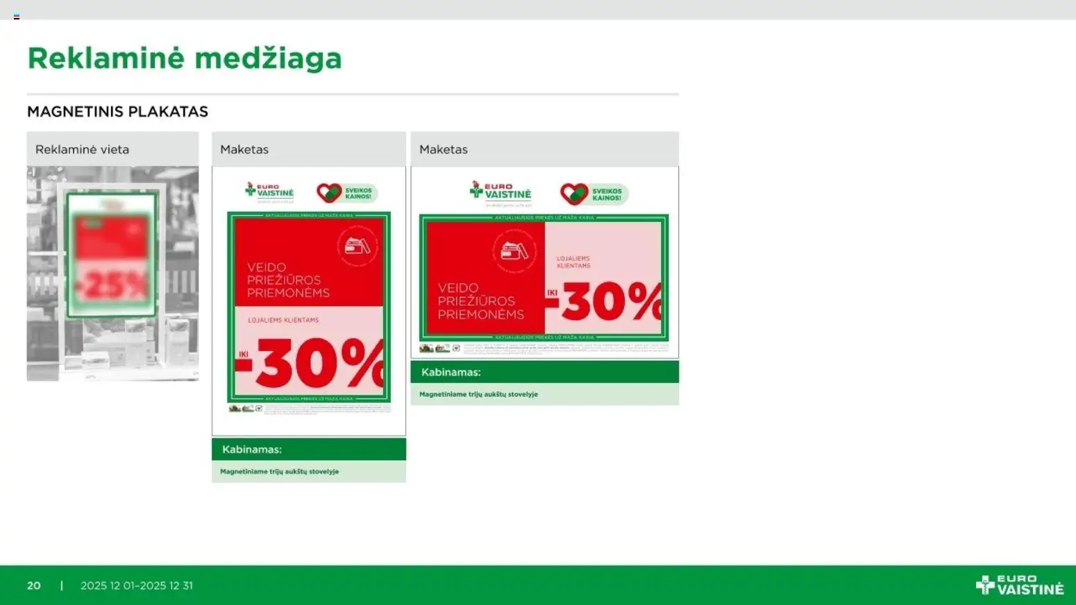 EUROVAISTINĖ akcijos nuo 01.12.2025 | Puslapis: 20
