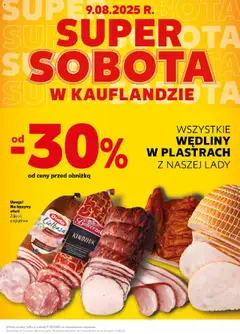 Kaufland gazetka - Super Sobota od 09.08.2025 | Strona: 3 | Produkty: Nasiona, Kindziuk, Wędliny