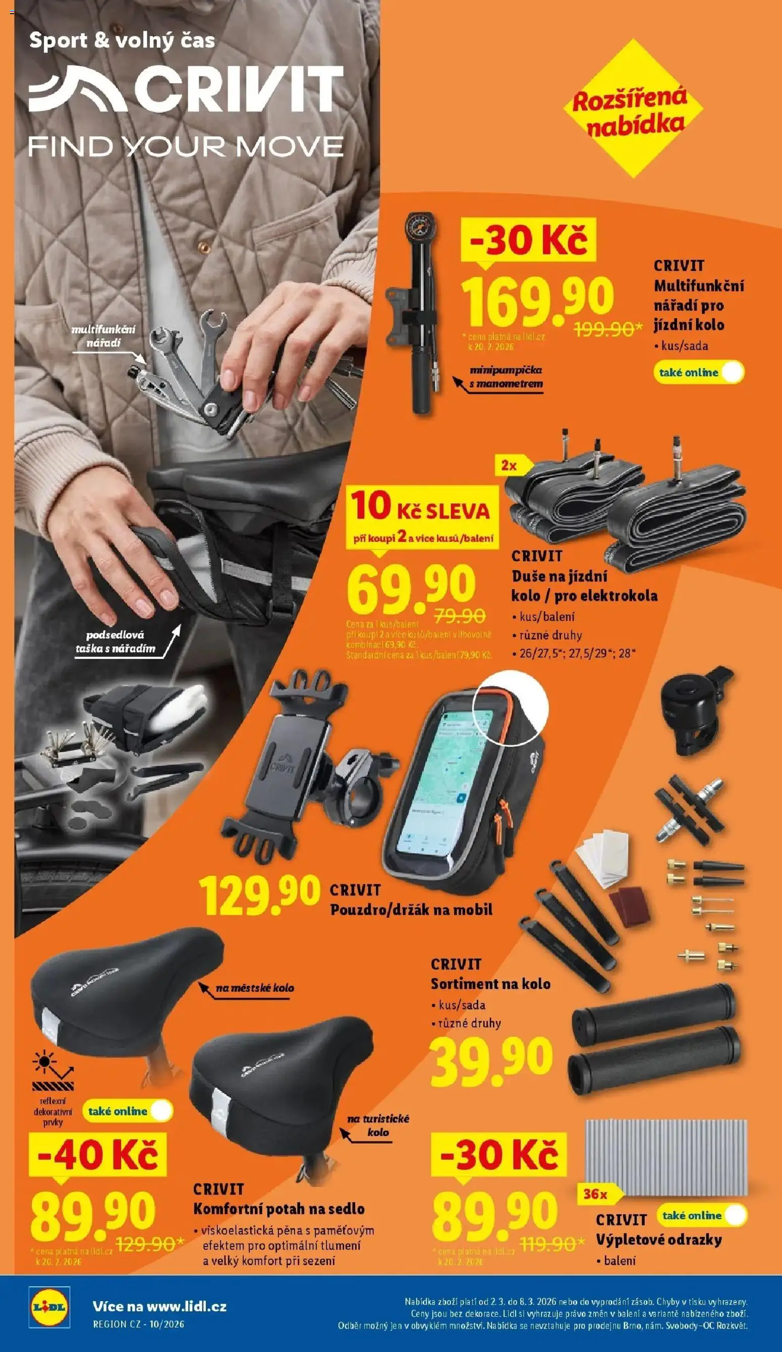 Lidl aktuální leták od 02.03.2026 | Strana: 36 | Produkty: Kolo, Taška, Nářadí