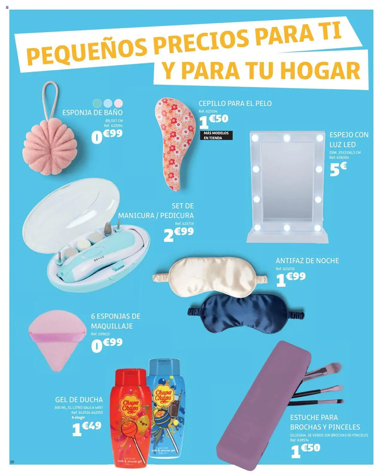 GiFi folleto │ válido desde el 19.08.2025 | Página: 10 | Productos: Esponja, Maquillaje, Cepillo, Ducha