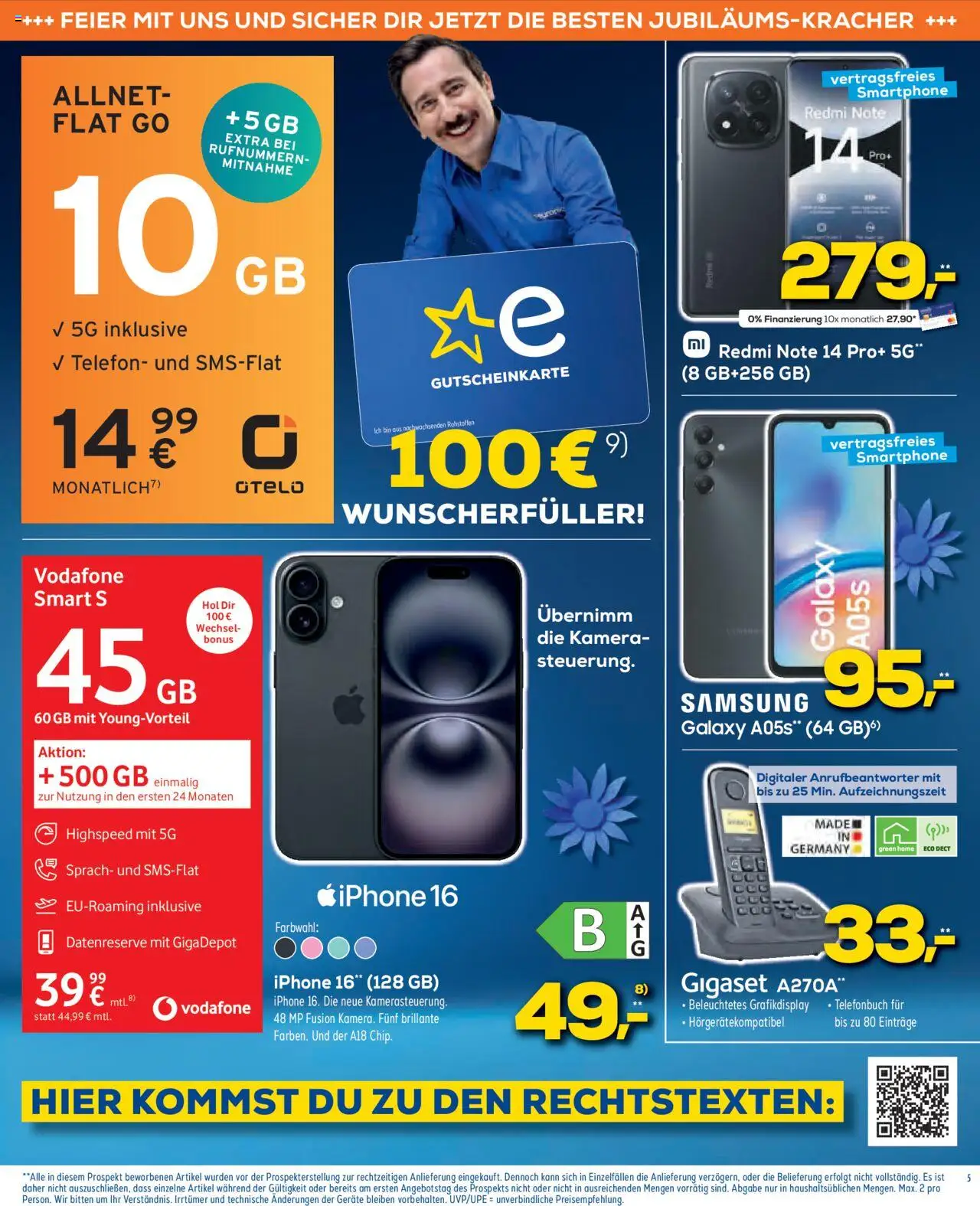 Euronics Prospekt 	 – gültig ab 10.09.2025 | Seite: 5 | Produkte: Kamera, Samsung, Telefon, Smartphone