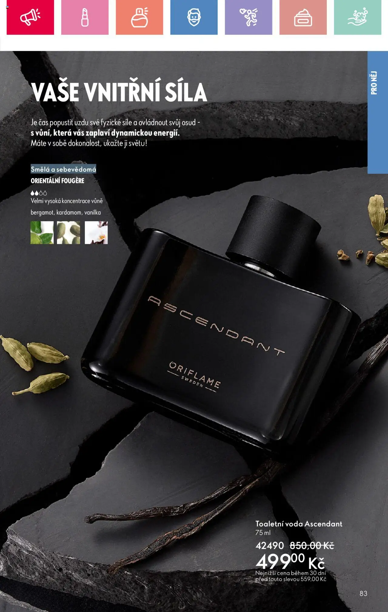 Oriflame katalog č.10/2025 od 06.07.2025 | Strana: 83 | Produkty: Voda, Toaletní voda