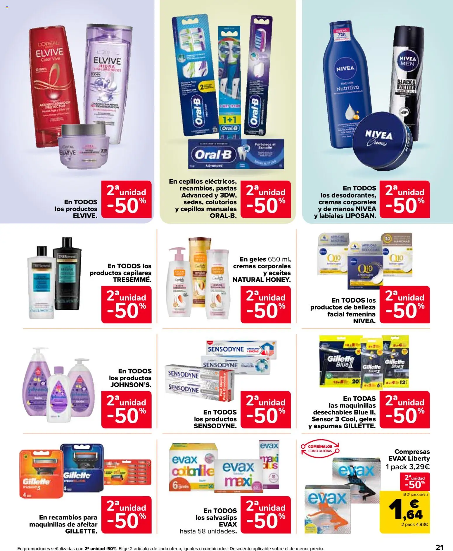 Carrefour Market folleto │ válido desde el 12.02.2026 | Página: 21 | Productos: Acondicionador, Salvaslips, Γλυφιτζούρι, Body
