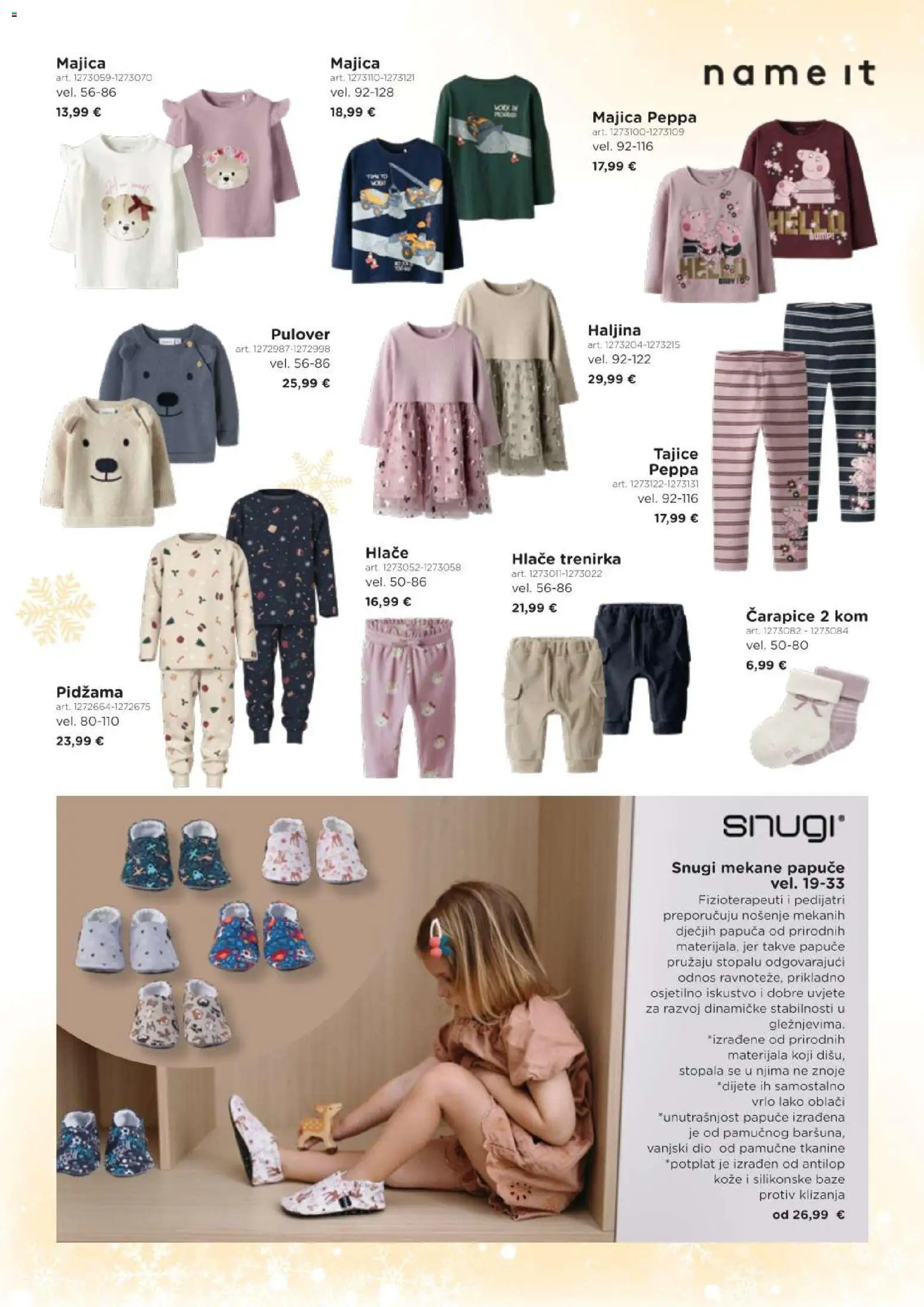 Baby Center katalog | vrijedi od 03.12.2025 | Stranica: 92 | Proizvodi: Majica, Tajice, Papuče, Trenirka