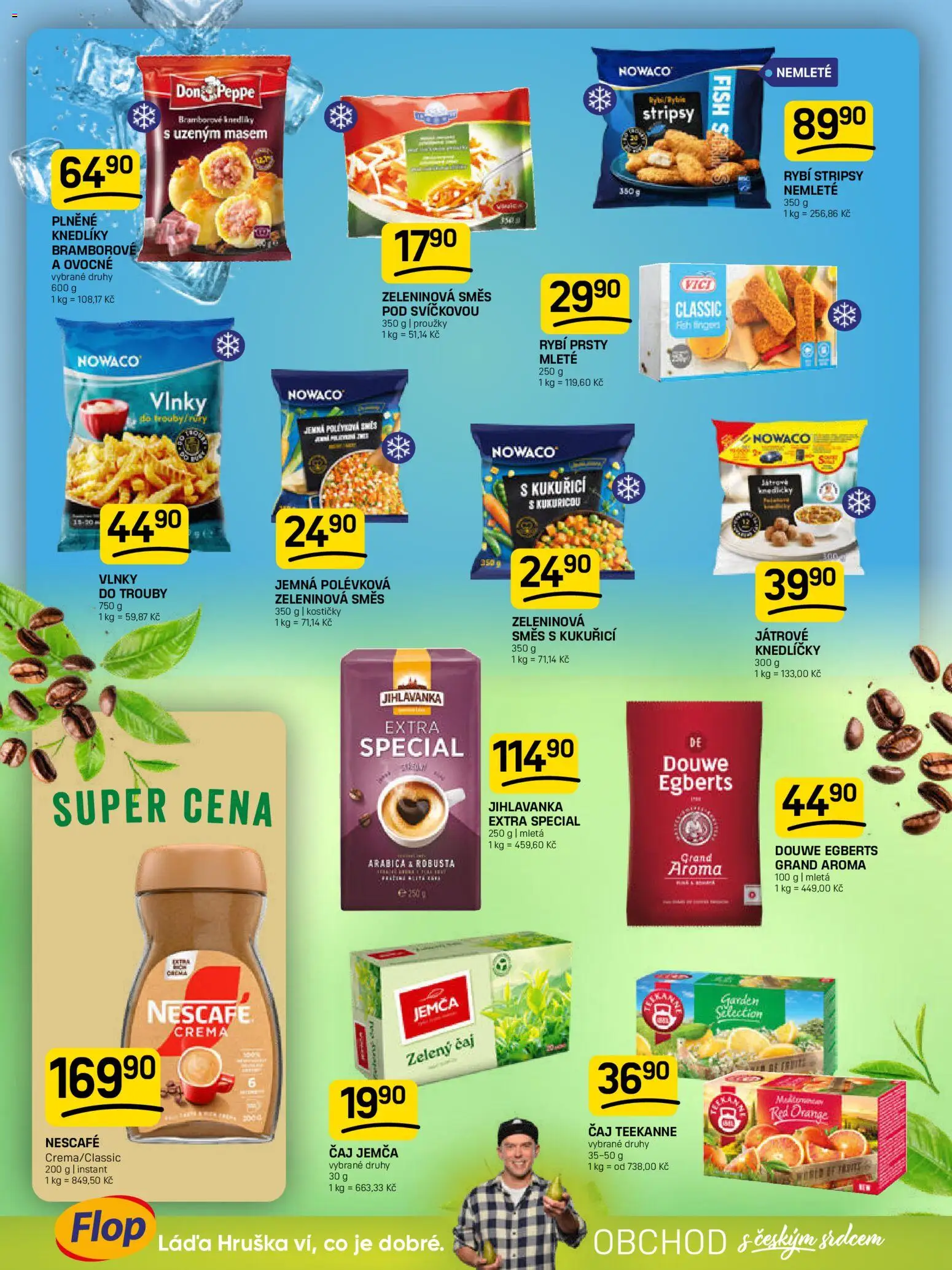 Flop leták od 04.02.2026 | Strana: 7 | Produkty: Čaj, Zelený čaj, Crema, Rybí prsty