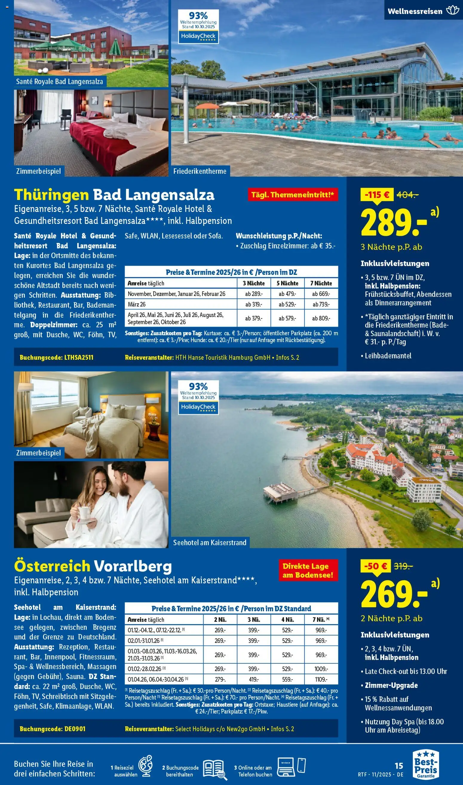 Lidl Reisen - Black Friday – gültig ab 12.11.2025 | Seite: 15 | Produkte: Bad, Telefon, Uhr