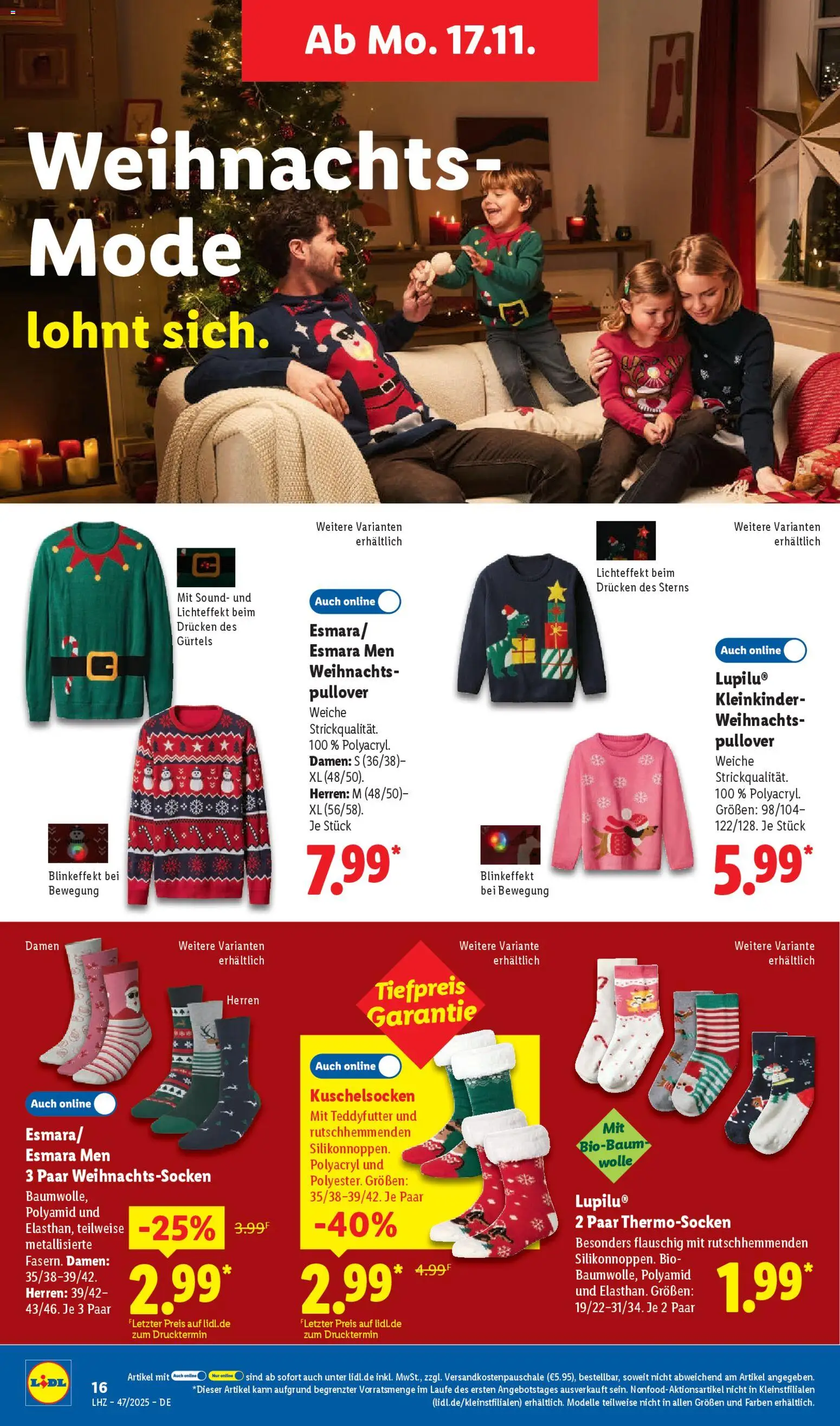 Lidl Prospekt Aarbergen – gültig ab 17.11.2025 | Seite: 34 | Produkte: Pullover