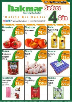 07.11.2025 tarihinden itibaren geçerli olan Hakmar kataloğu önizlemesi
