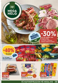 Forhåndsvisning av Coop Mega Mega Helg gyldig fra 15.09.2025