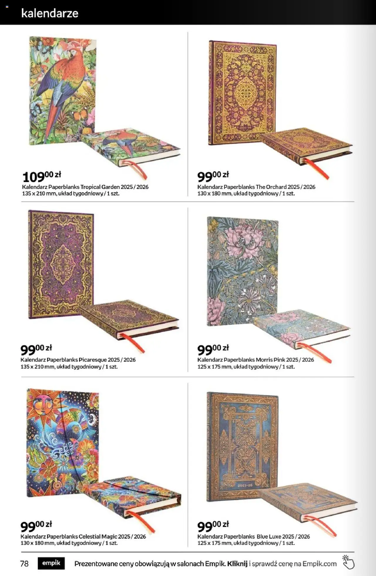 Empik promocje od 13.08.2025 | Strona: 78 | Produkty: Kalendarz