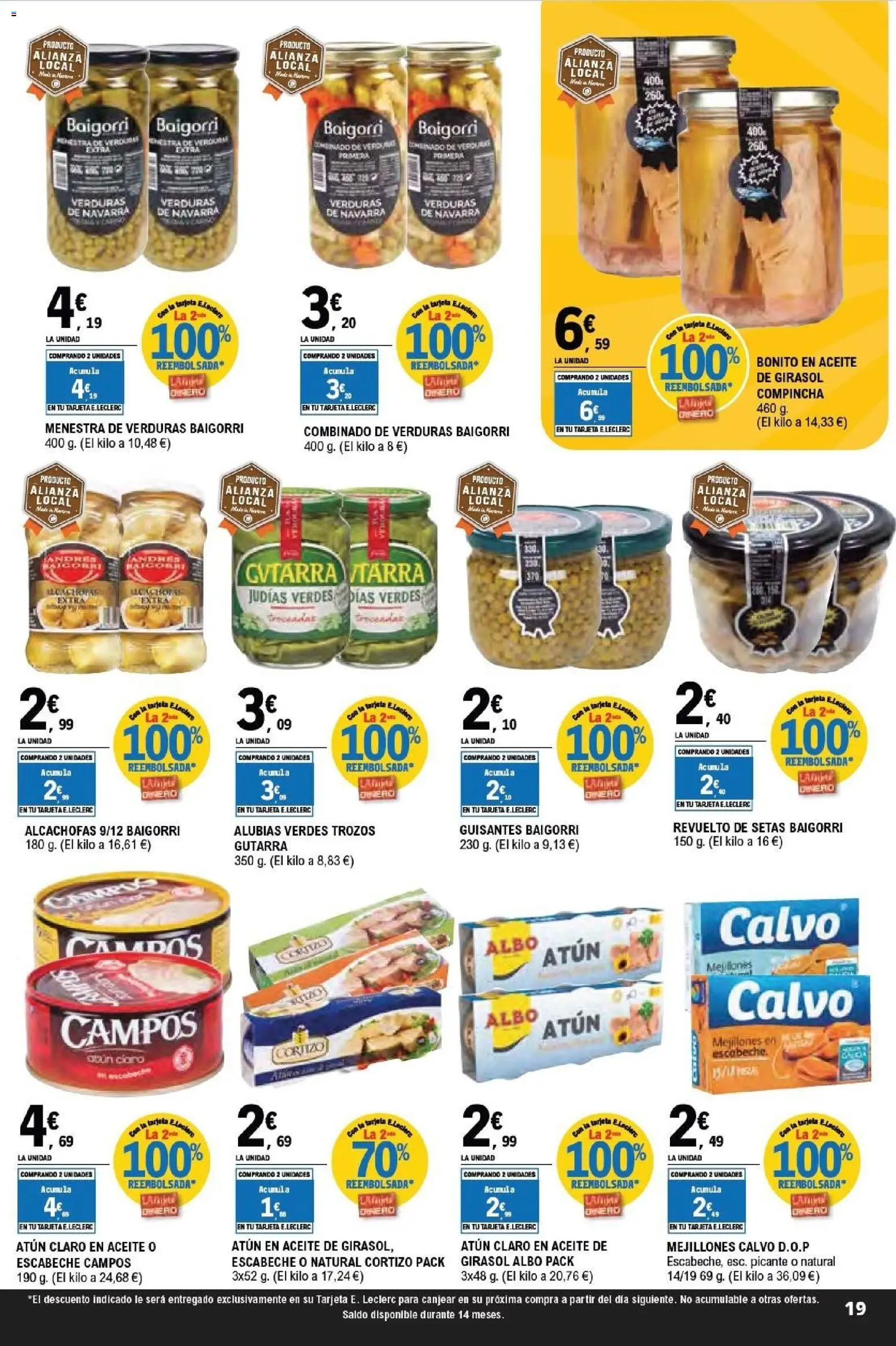 E.Leclerc - Super Ofertas Pamplona │ válido desde el 04.02.2026 | Página: 19