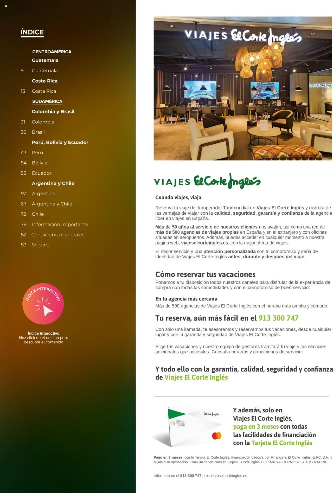 Viajes El Corte Inglés Centroamérica y Sudamérica │ válido desde el 01.01.2025 | Página: 2 | Productos: Té