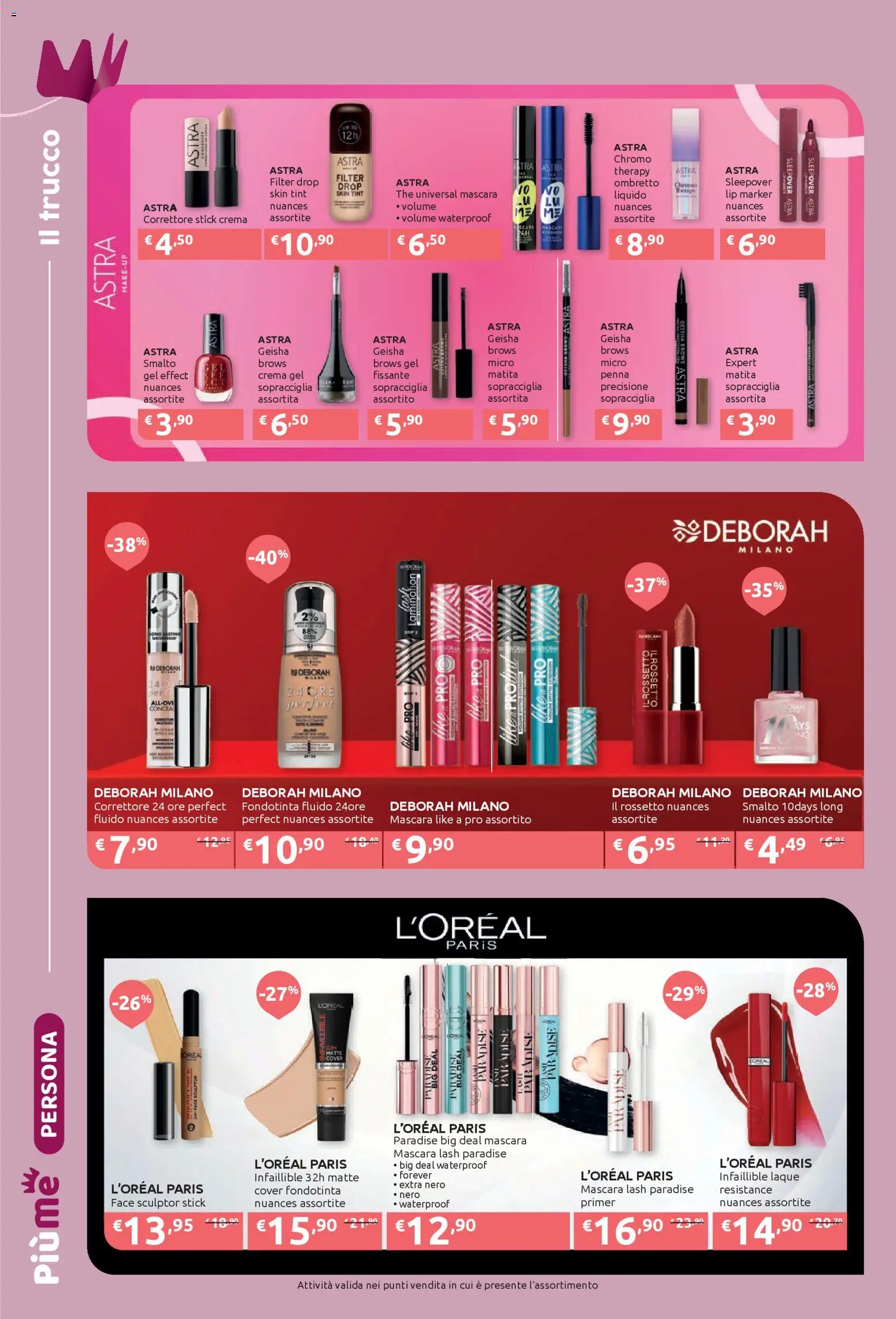 Volantino IperSoap del 09.03.2026 | Pagina: 22 | Prodotti: Rossetto, Crema, The, Trucco