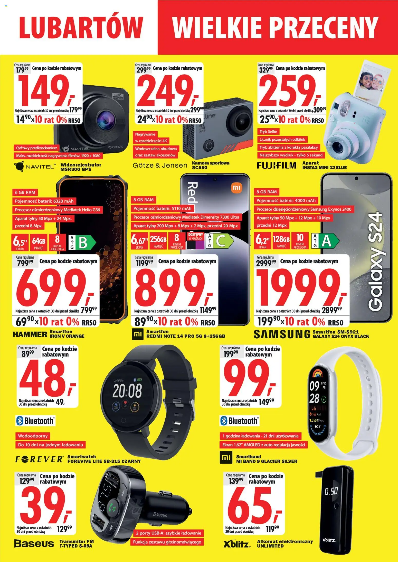 Mediaexpert Gazetka - Wielkie przeceny Lubartów od 29.10.2025 | Strona: 4 | Produkty: Smartfon, Smartwatch, Smartband