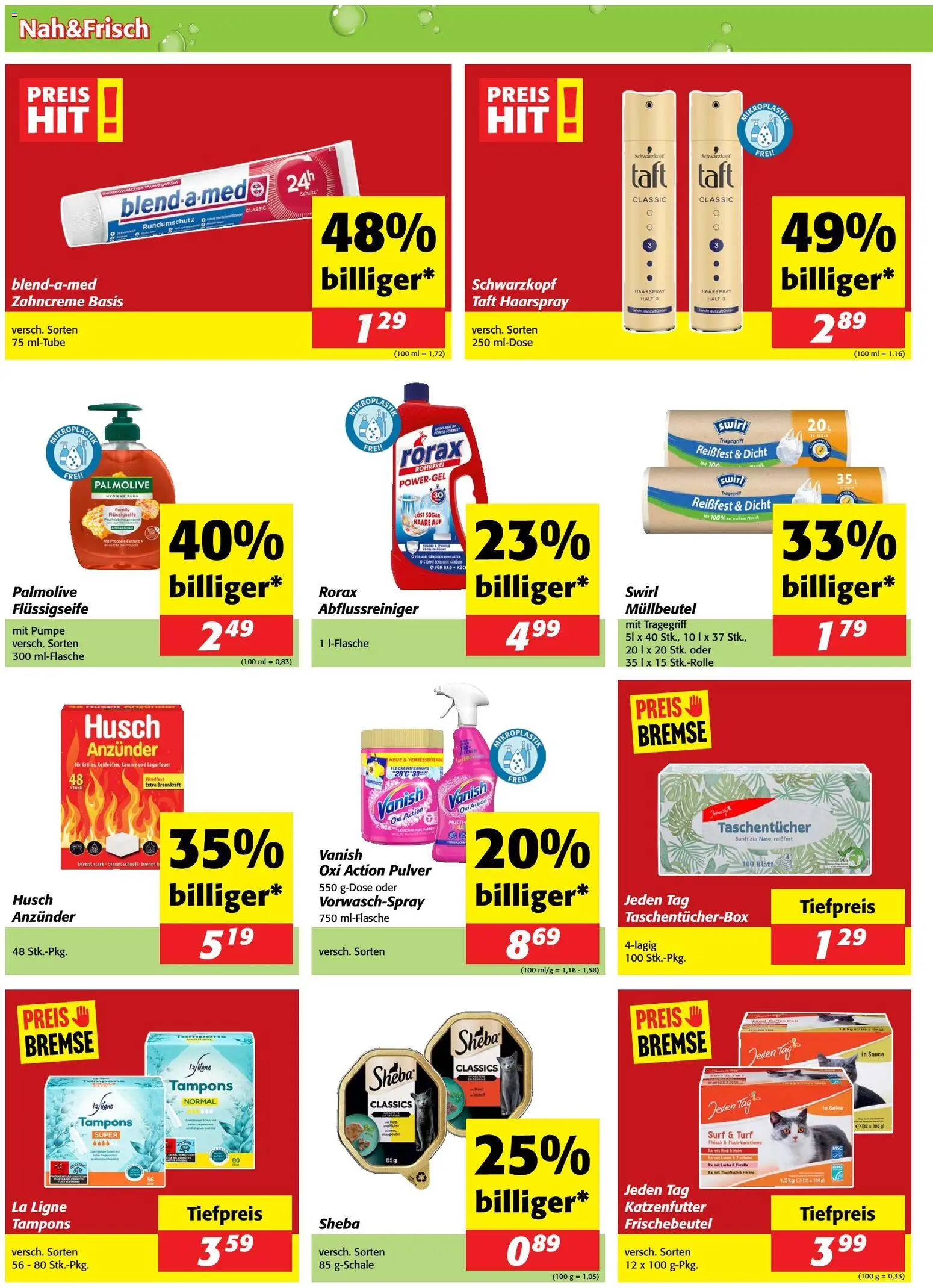 Die besten Angebote | Nah und Frisch Flugblatt ab 01.04.2026 | - Jetzt stöbern! | Austria