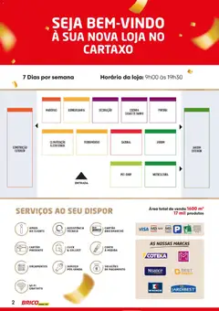 Pré-visualização BricoMarché - Folheto Abertura Cartaxo válido de 30.10.2025 | Página: 2 | Produtos: Ferramentas, Madeiras, Banho