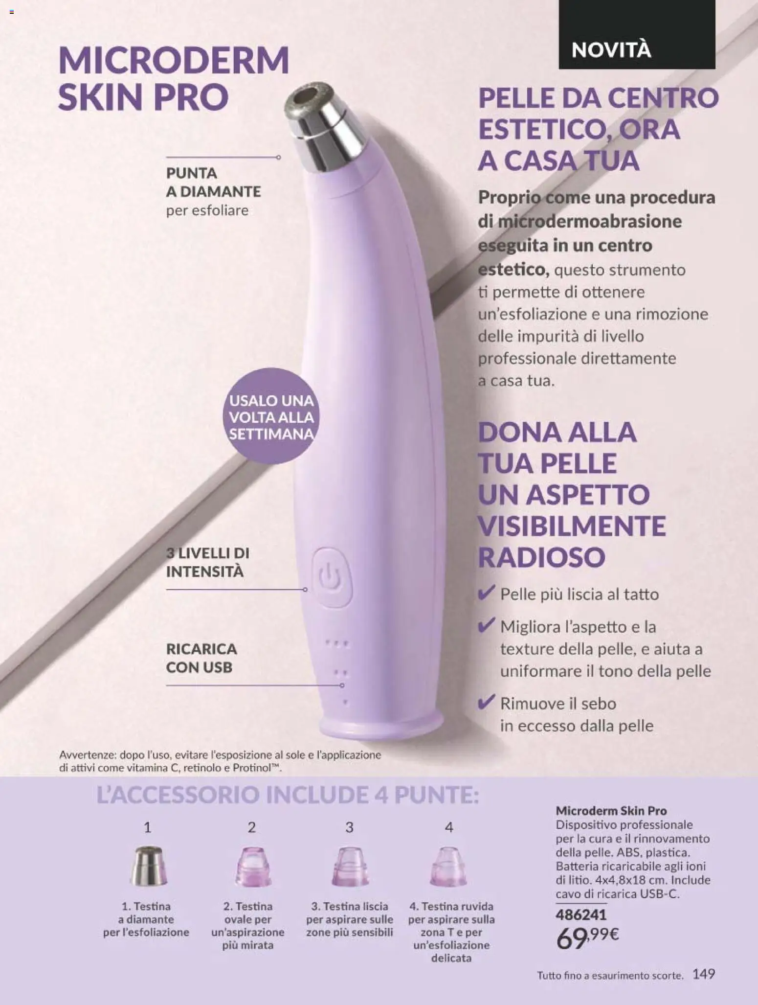 Volantino Avon del 01.03.2026 | Pagina: 149 | Prodotti: Cavo, USB, Batteria