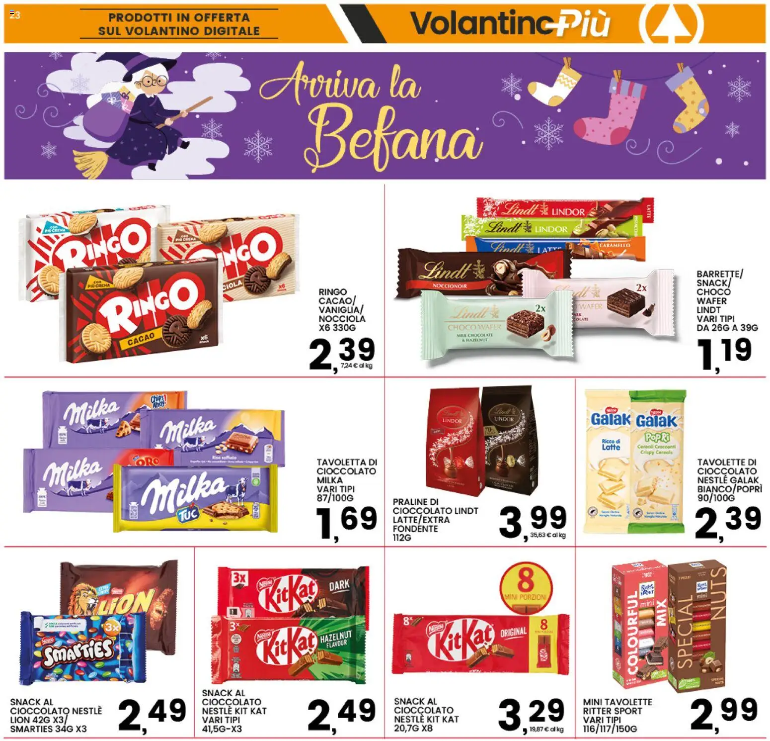 Volantino Interspar del 26.12.2025 | Pagina: 25 | Prodotti: Crema, Cioccolato, Cereali, Cacao