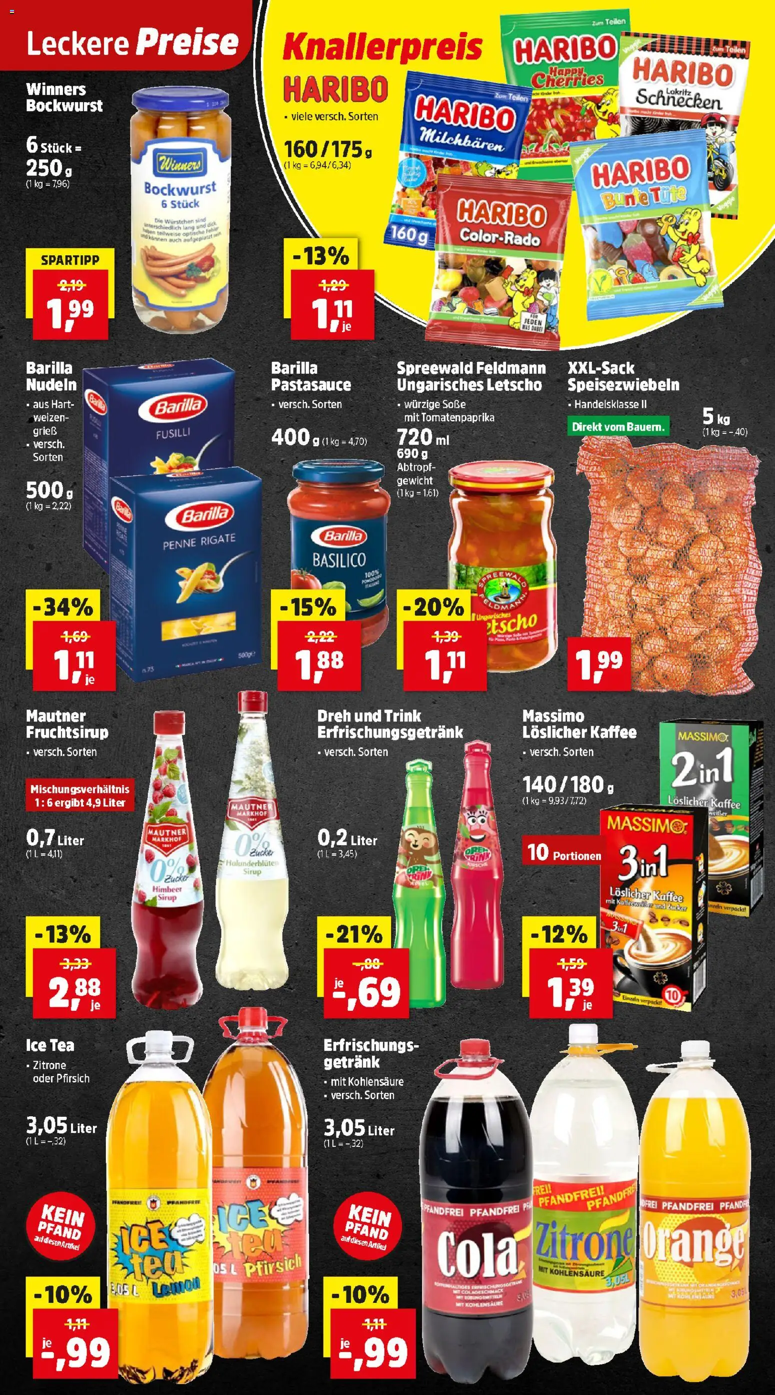 Thomas Philipps Flugblatt gültig ab 19.01.2026 | Seite: 9 | Produkte: Soße, Pfirsich, Gewicht, Nudeln