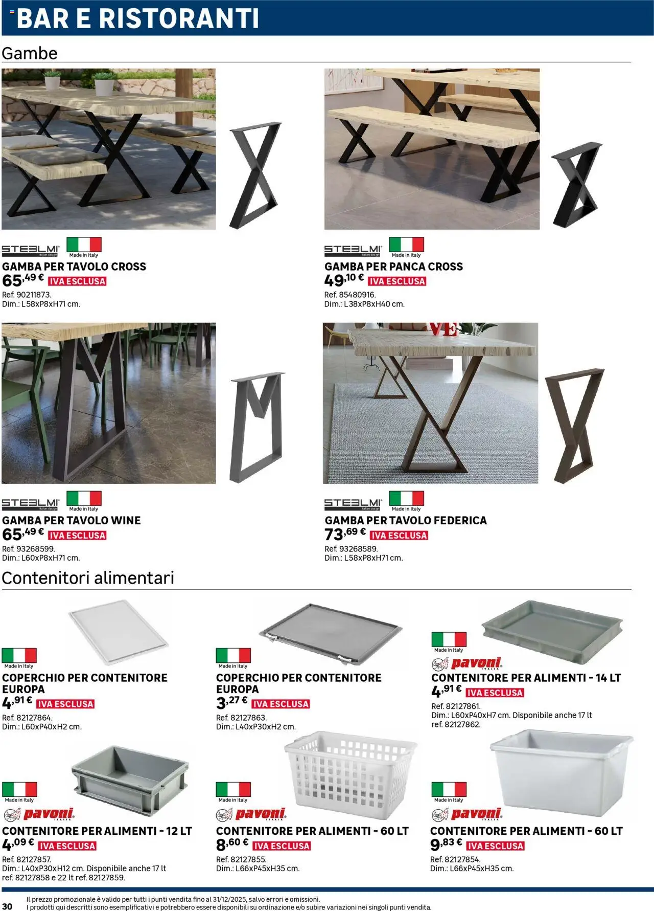 Volantino Leroy Merlin del 02.06.2025 | Pagina: 30 | Prodotti: Panca, Contenitore, Tavolo