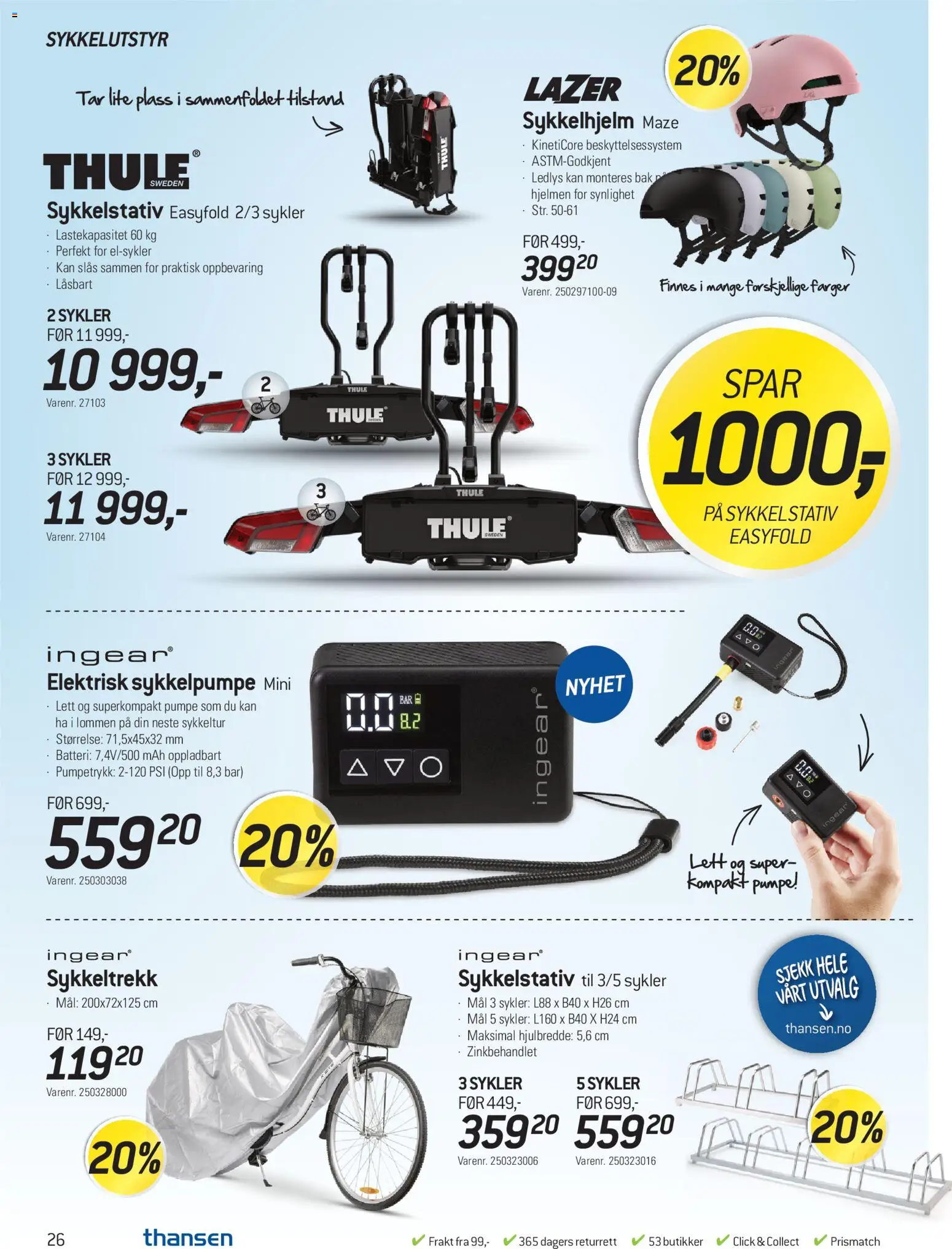 {H1} | Side: 26 | Produkter: Pumpe, Batteri