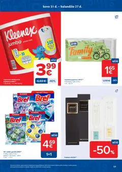 MAXIMA leidinys galioja nuo 21.04.2026 | Puslapis: 51 | Prekių: Wc, Tualetinis popierius