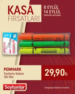 08.09.2025 tarihinden itibaren geçerli olan Seyhanlar Market kataloğu önizlemesi