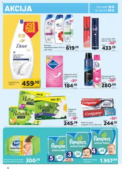 PerSu katalog - važi od 10.09.2025 | Strana: 16 | Proizvode: Higijenski ulošci, So, Lak za kosu, Pasta za zube