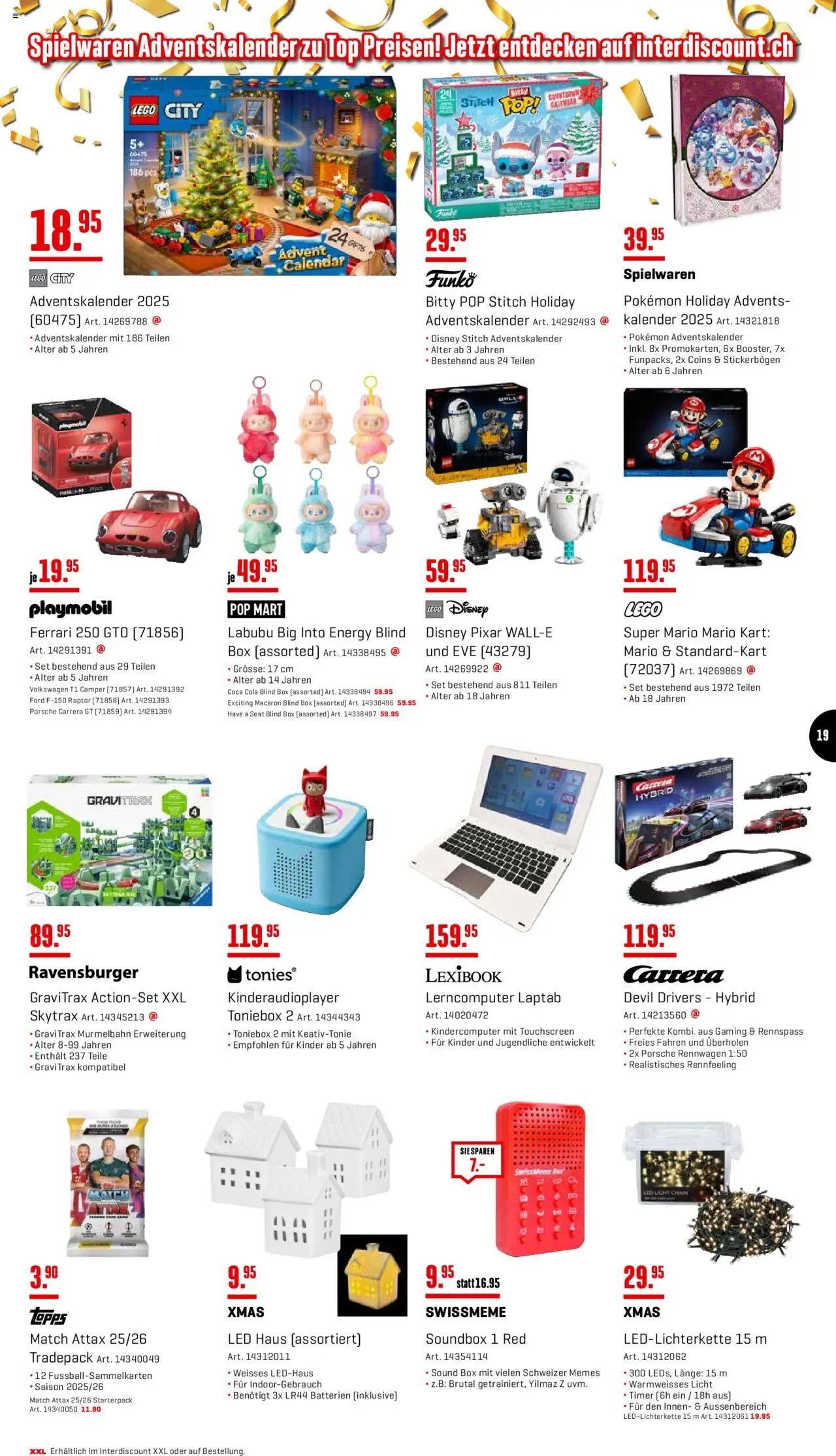 Interdiscount Aktionen – gültig ab 20.10.2025 | Seite: 19 | Produkte: Coca Cola, Box, Top