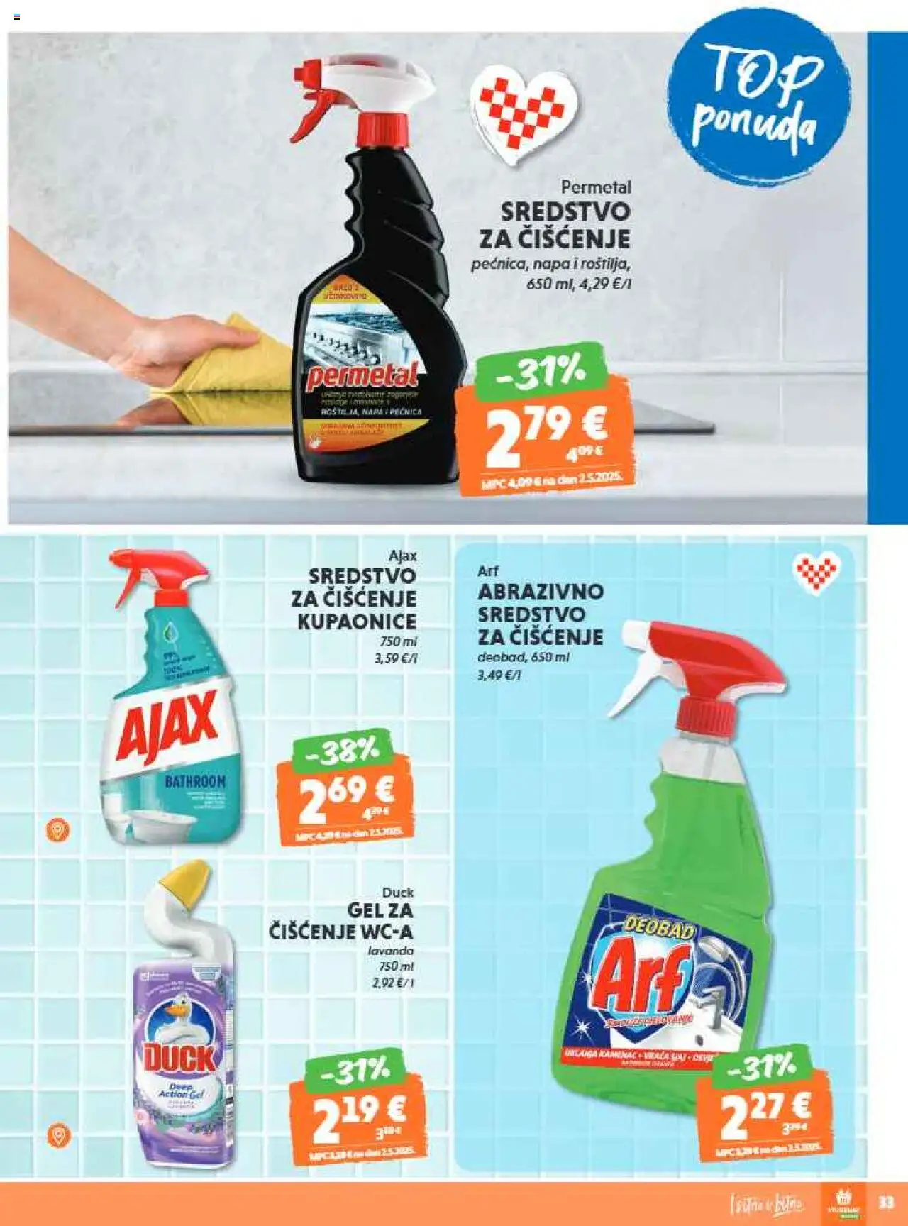 Studenac katalog | vrijedi od 22.10.2025 | Stranica: 33 | Proizvodi: Ajax, Pećnica
