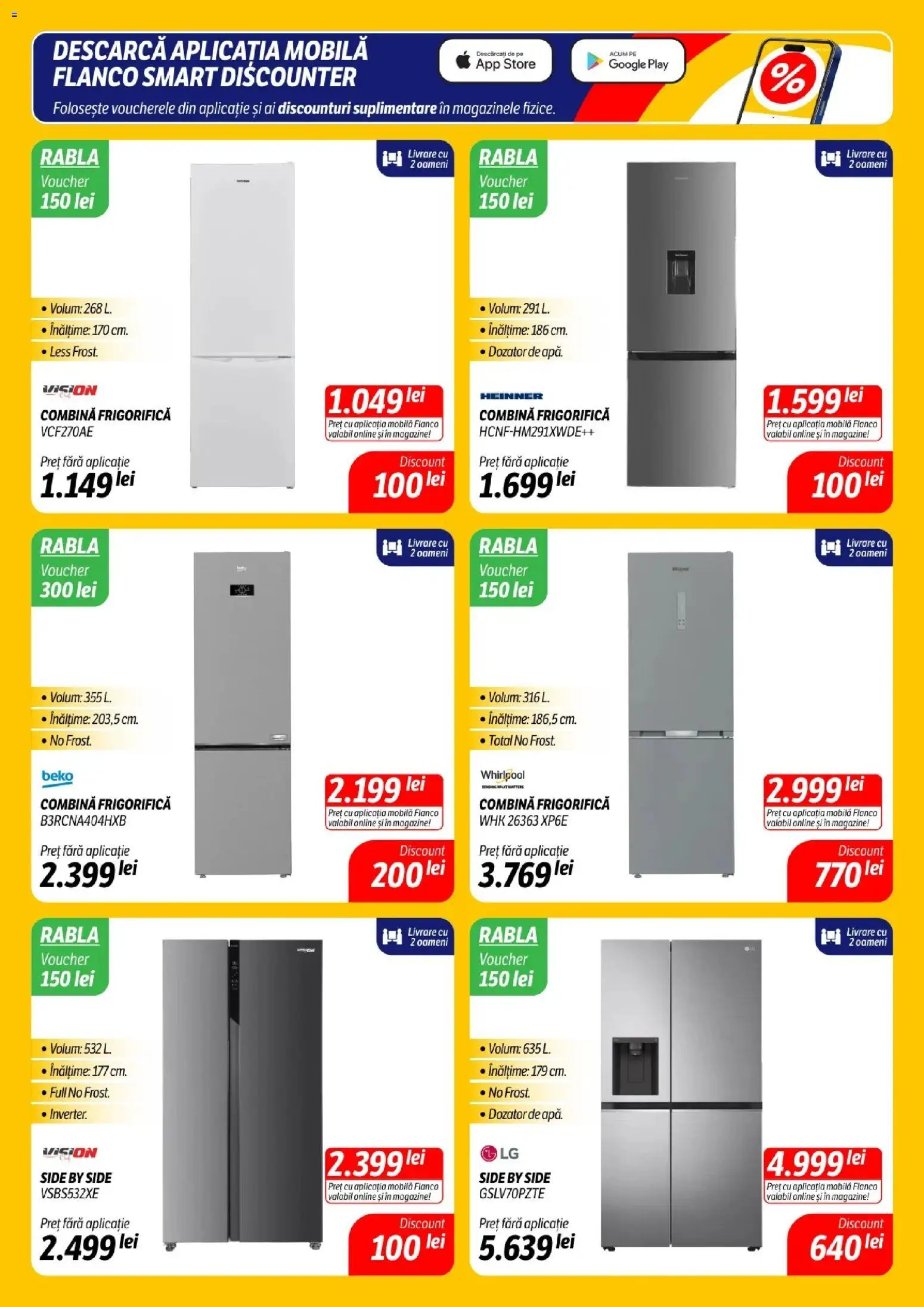 Noul catalog Flanco – valabil de la 29.12.2025 | Pagină: 8 | Produse: Combină frigorifică