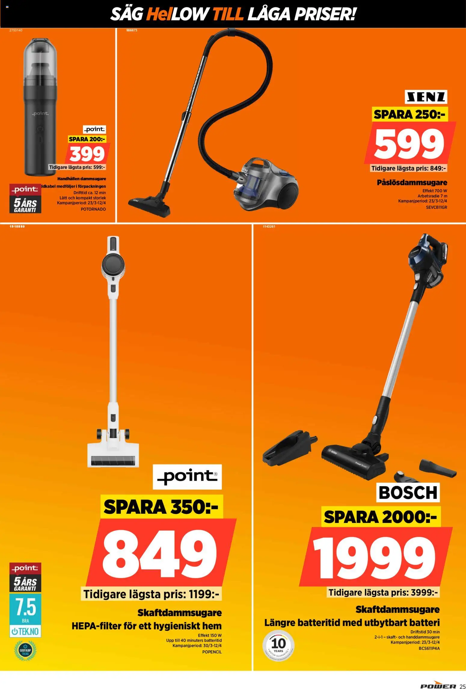 Power reklamblad aktuell från 06.04.2026 | Sida: 25